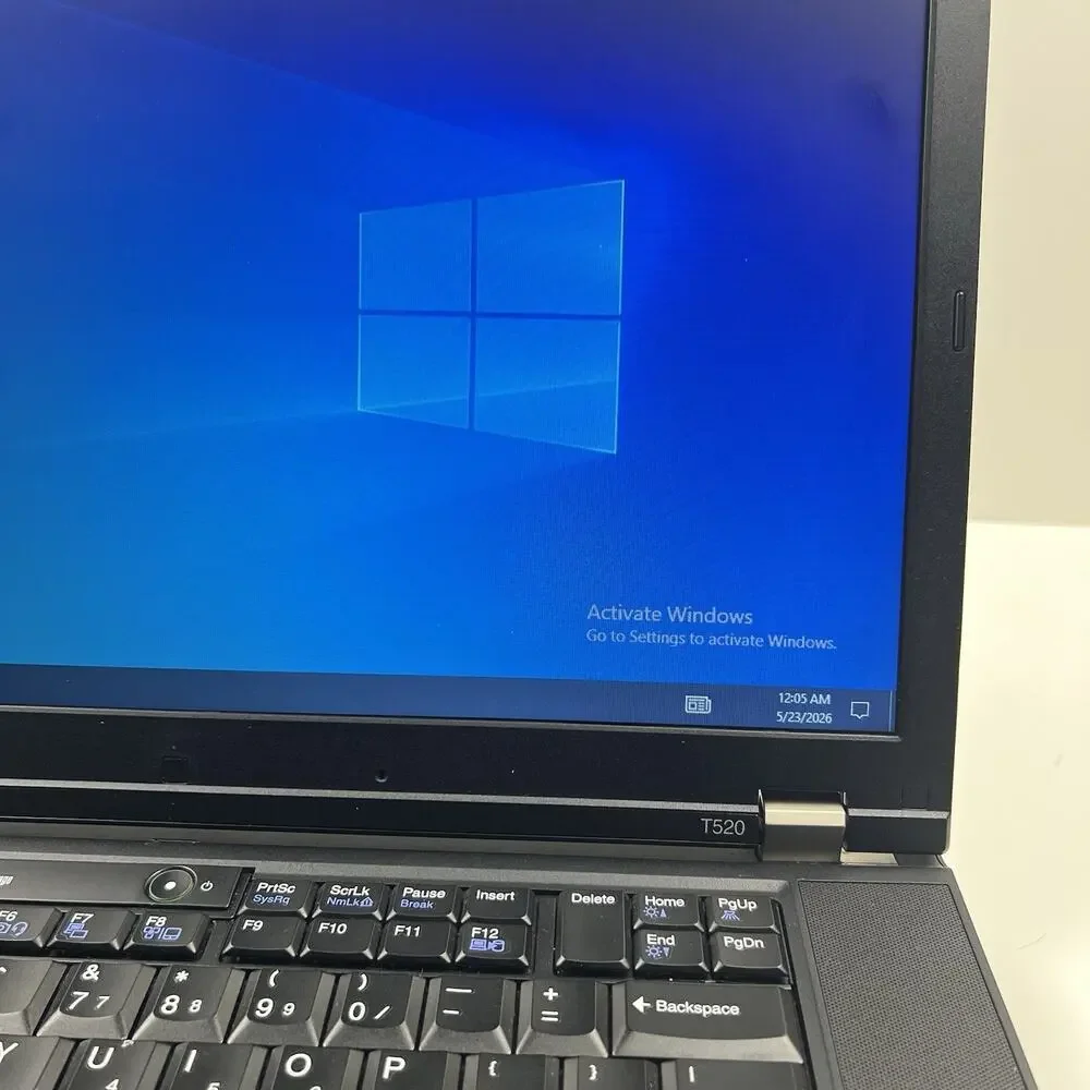 Lenovo ThinkPad T520 Intel i7-2640M 8GB 320GB HDD Win 10 w/ Charger|ELP70, READ